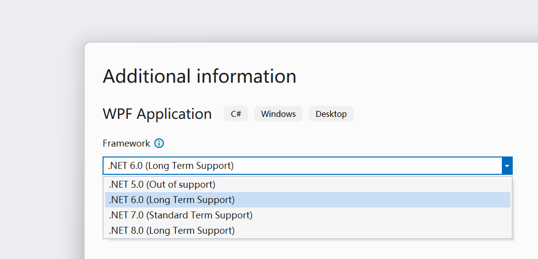 Creating a .NET 6.0 app